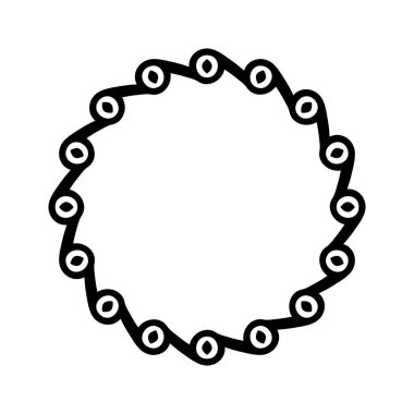 Basit vektör çerçeve dekoratif