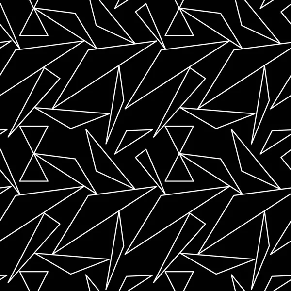 Patrón Abstracto Transparente Blanco Negro — Vector de stock