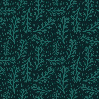 Dikişsiz yeşillik desen