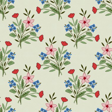 Kusursuz çiçek deseni