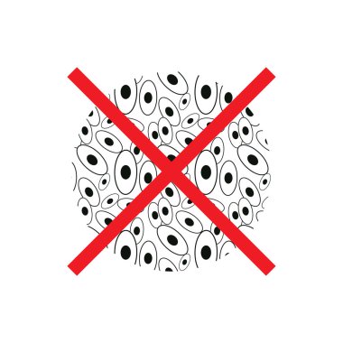 Mikroplar vektör işareti