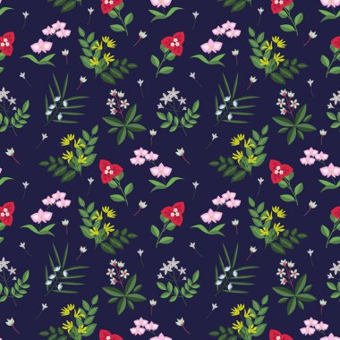 Kusursuz çiçek deseni