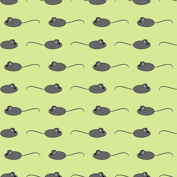 Безшовні мишей візерунком — стоковий вектор