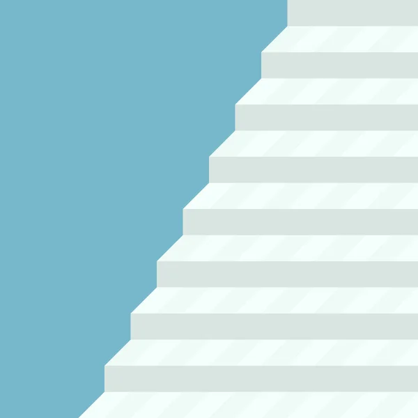 Stairs vector banner — Stock Vector