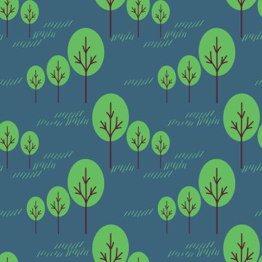 Dikişsiz park desen