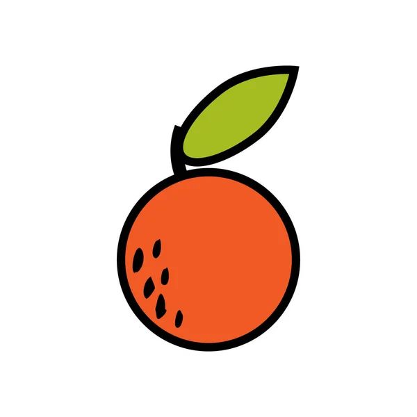 Orange einfaches Symbol — Stockvektor