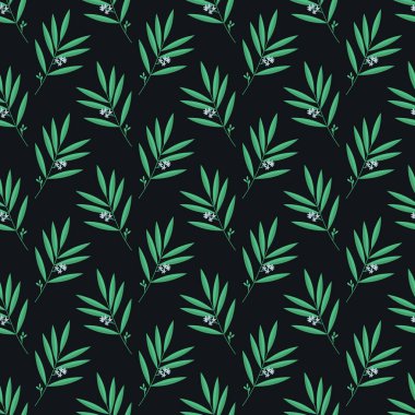 Kusursuz Neem dalları vektör deseni