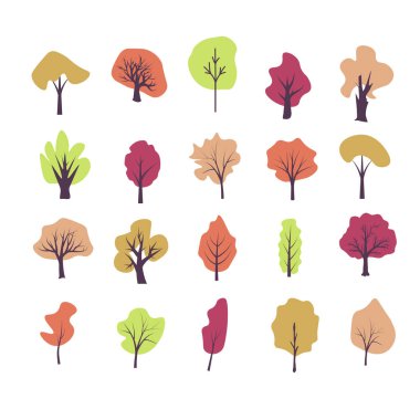 İzole edilmiş basit ağaç simgeleri belirlendi