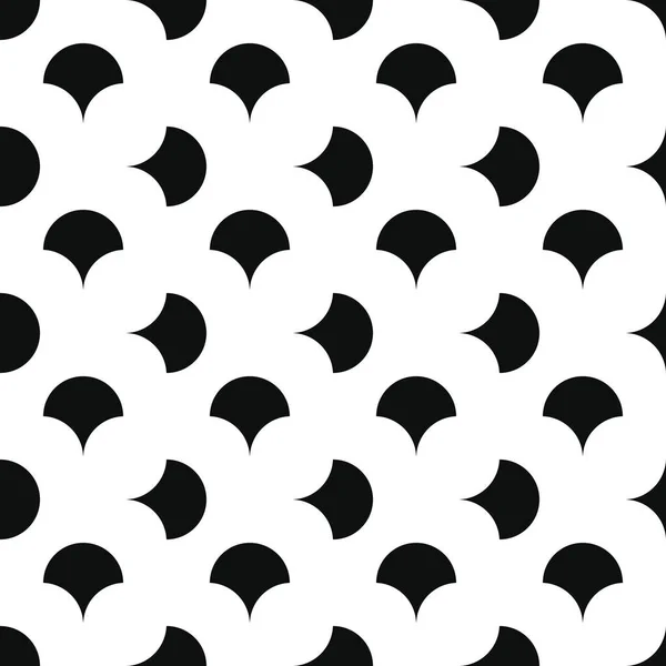 Patrón Abstracto Blanco Negro Sin Costuras — Vector de stock