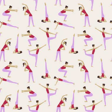 Kusursuz kadınlar vektör kalıbı üzerinde çalışıyor.