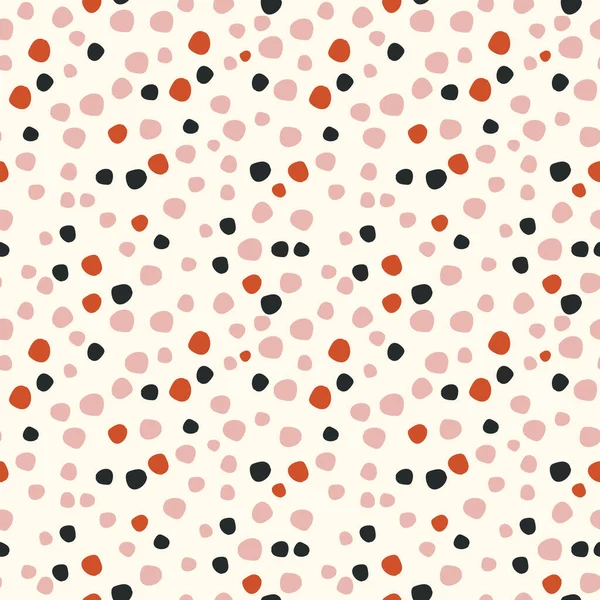 Seamless Vector Simple Dots Pattern — Stock Vector