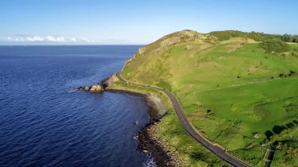 Irlanda Del Norte Reino Unido Causeway Coastal Route Antrim Coast — Vídeos de Stock