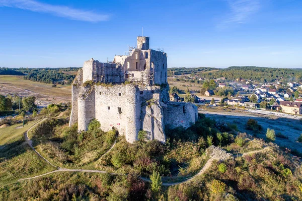 Ruïnes van mirow kasteel, Polen — Stockfoto