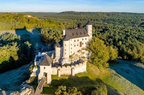 Średniowieczny Zamek Bobolice w Polsce — Zdjęcie stockowe