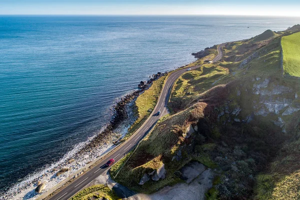 Causeway Coastal Route Antrim Coast Road Атлантичному Узбережжі Північної Ірландії — стокове фото