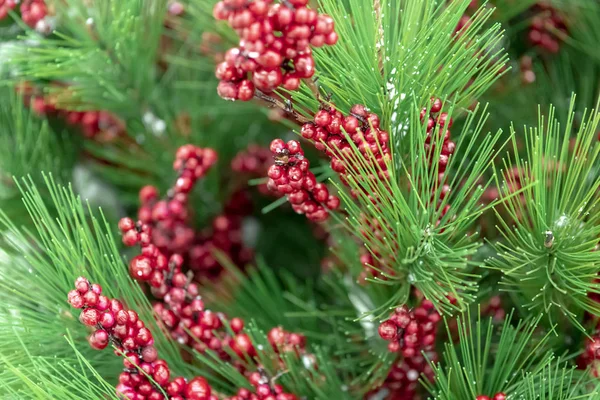 Decorazioni Natale Ghirlande Palle Vacanza Anno Nuovo — Foto Stock