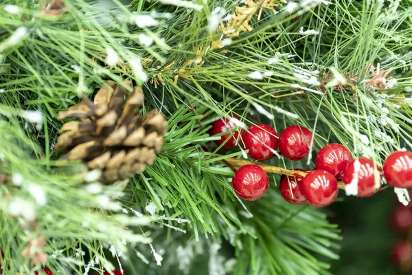 Decorazioni Natale Ghirlande Palle Vacanza Anno Nuovo — Foto Stock