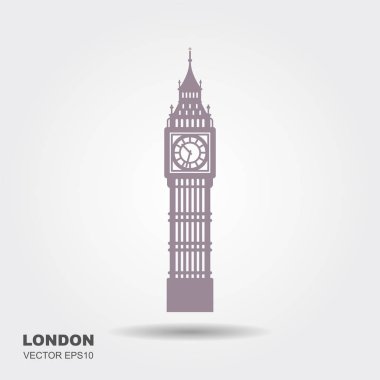 Büyük Ben Tower, Londra vektör çizim