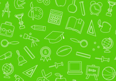 Okul ve eğitim konulu seamless modeli