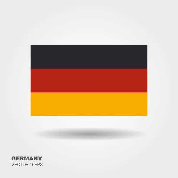 Vector Bandera de Alemania, bandera de Alemania ilustración , — Vector de stock