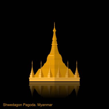 Yangon, Myanma sembol simge Shwedagon Pagoda