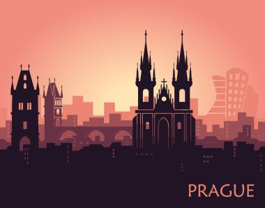 Yatay, Prag manzaraları. Soyut manzarası