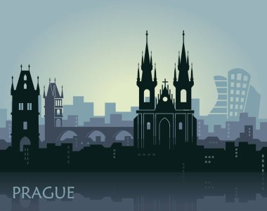 Yatay, Prag manzaraları. Soyut manzarası