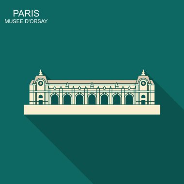 Paris'teki Musee d orsay. Fransa'nın simge simgesi