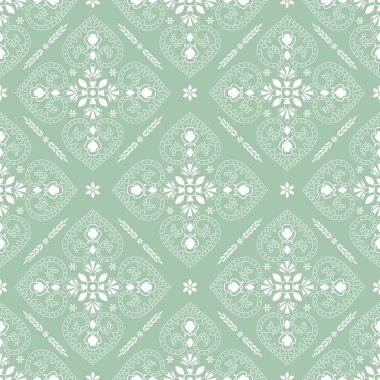 Fas etnik süs ile dikişsiz desen 