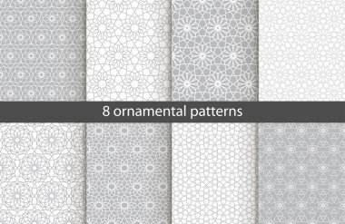 Yaratıcı minimalist geometrik, pürüzsüz desenler, dokulu arka planlar koleksiyonu