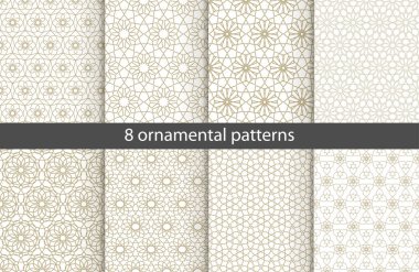 Yaratıcı minimalist geometrik, pürüzsüz desenler, dokulu arka planlar koleksiyonu