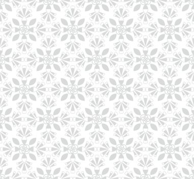 Çiçek elementleri ile yaratıcı dikişsiz desen