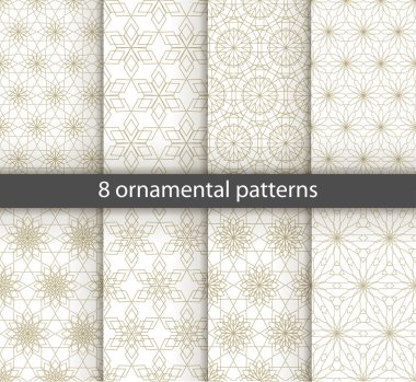 Yaratıcı minimalist geometrik, pürüzsüz desenler, dokulu arka planlar koleksiyonu