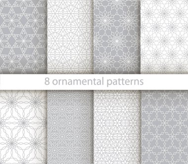 Yaratıcı minimalist geometrik, pürüzsüz desenler, dokulu arka planlar koleksiyonu