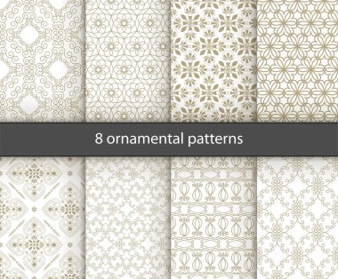 Yaratıcı minimalist geometrik, pürüzsüz desenler, dokulu arka planlar koleksiyonu