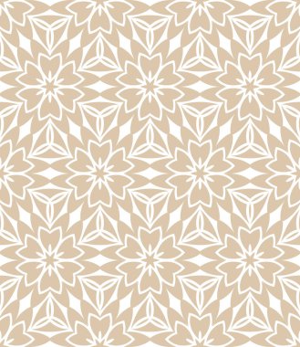 Çiçek elementleri ile yaratıcı dikişsiz desen