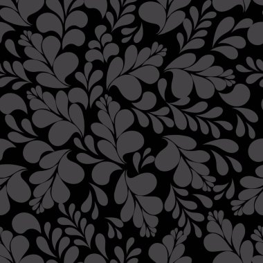 Filigran kıvırcık damask süs ile dikişsiz desen