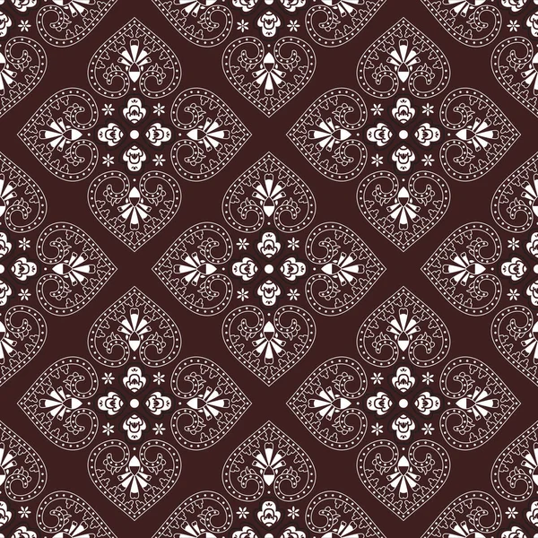 Seamless Pattern Moroccan Ethnic Ornament — Stock Vector