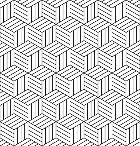 Kreative Minimalistische Geometrische Nahtlose Muster Strukturierter Hintergrund — Stockvektor