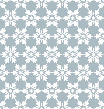 Çiçek elementleri ile yaratıcı dikişsiz desen