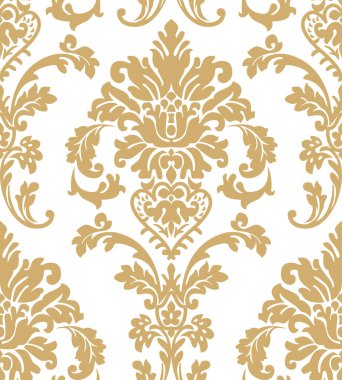 Beyaz arka plan üzerinde izole filigran kıvırcık şam süs ile dikişsiz desen