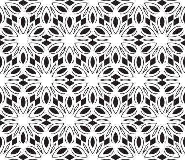 Çiçek elementleri ile yaratıcı dikişsiz desen