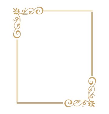 Arka planda zarif antika elementler 