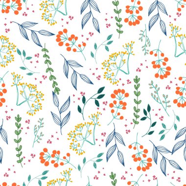 Kopya alanı ile renkli çiçek arkaplanı