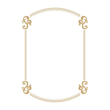 Arka planda zarif antika elementler 