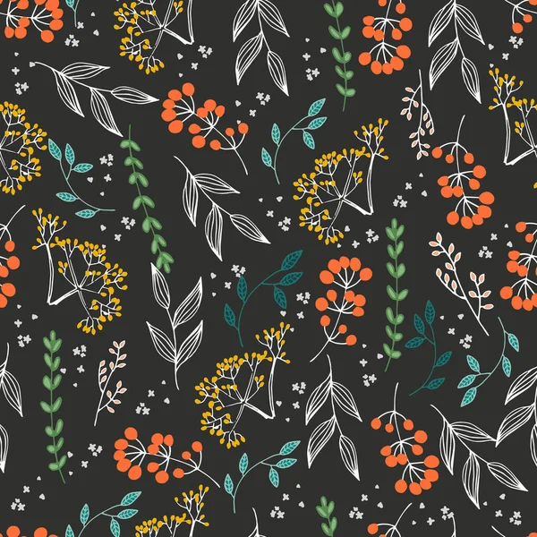 Fond Floral Coloré Avec Espace Copie — Image vectorielle