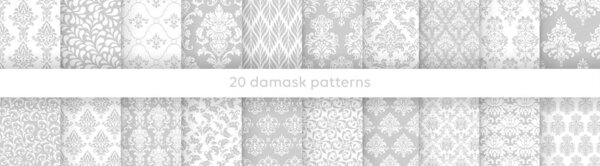 Creative seamless pattern with elements, copy space