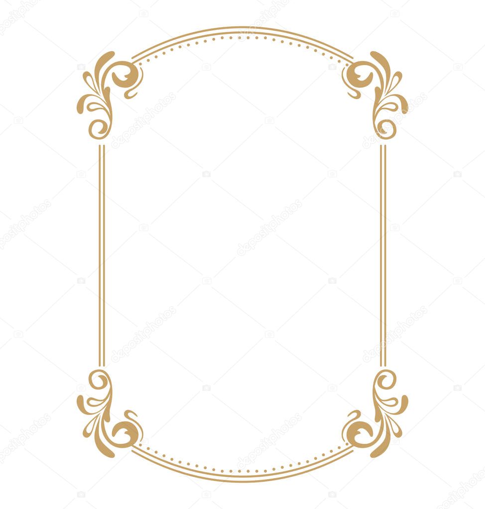 stylish antique elements on background 