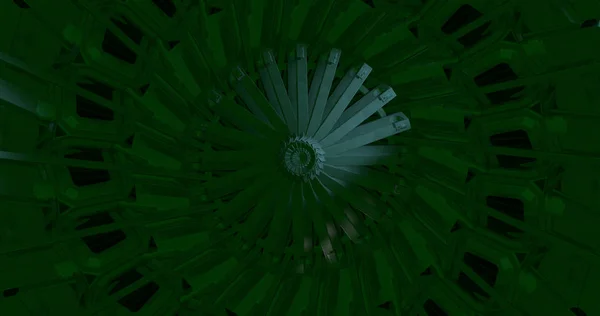 Background Backdrop Green Kaleidoscope — Stock Photo, Image