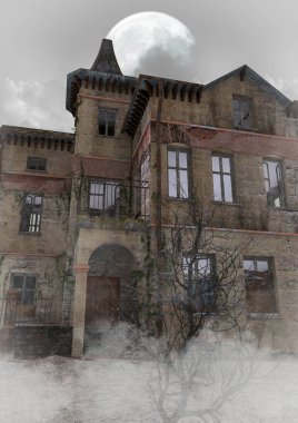Sisli terk edilmiş ürpertici perili ev.